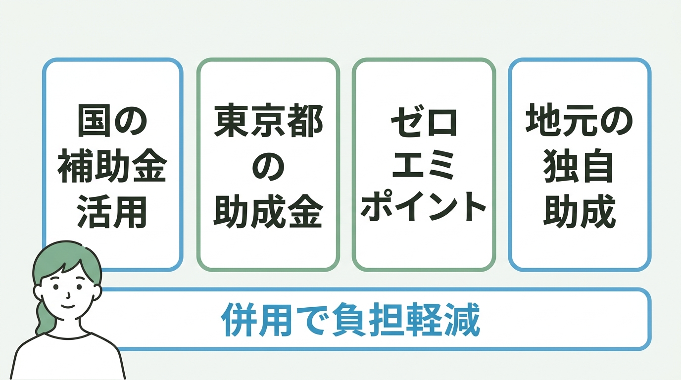 東京都で2026年度にエコキュート補助金をもらう方法