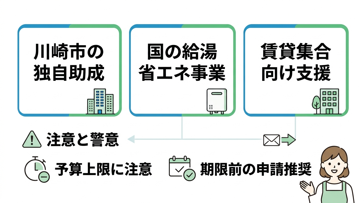 川崎市でエコキュート補助金をお得に活用する方法