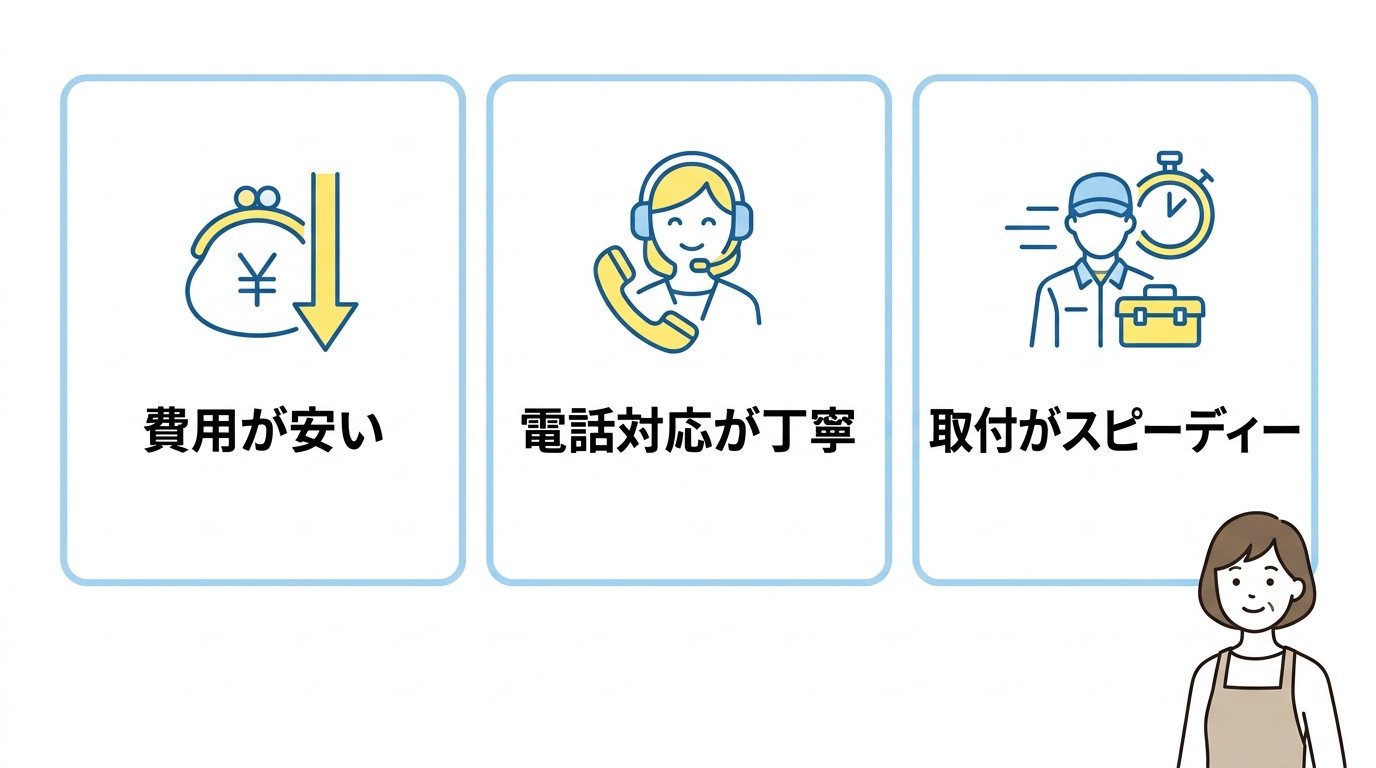 きゅっと利用者の良い口コミ3つ