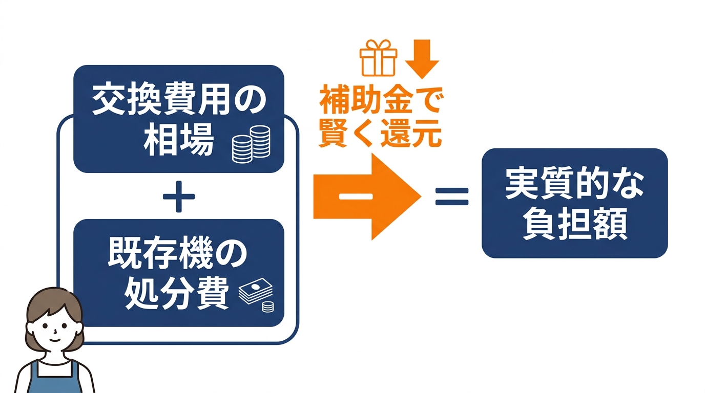 実際の交換費用と補助金を活用するコツ
