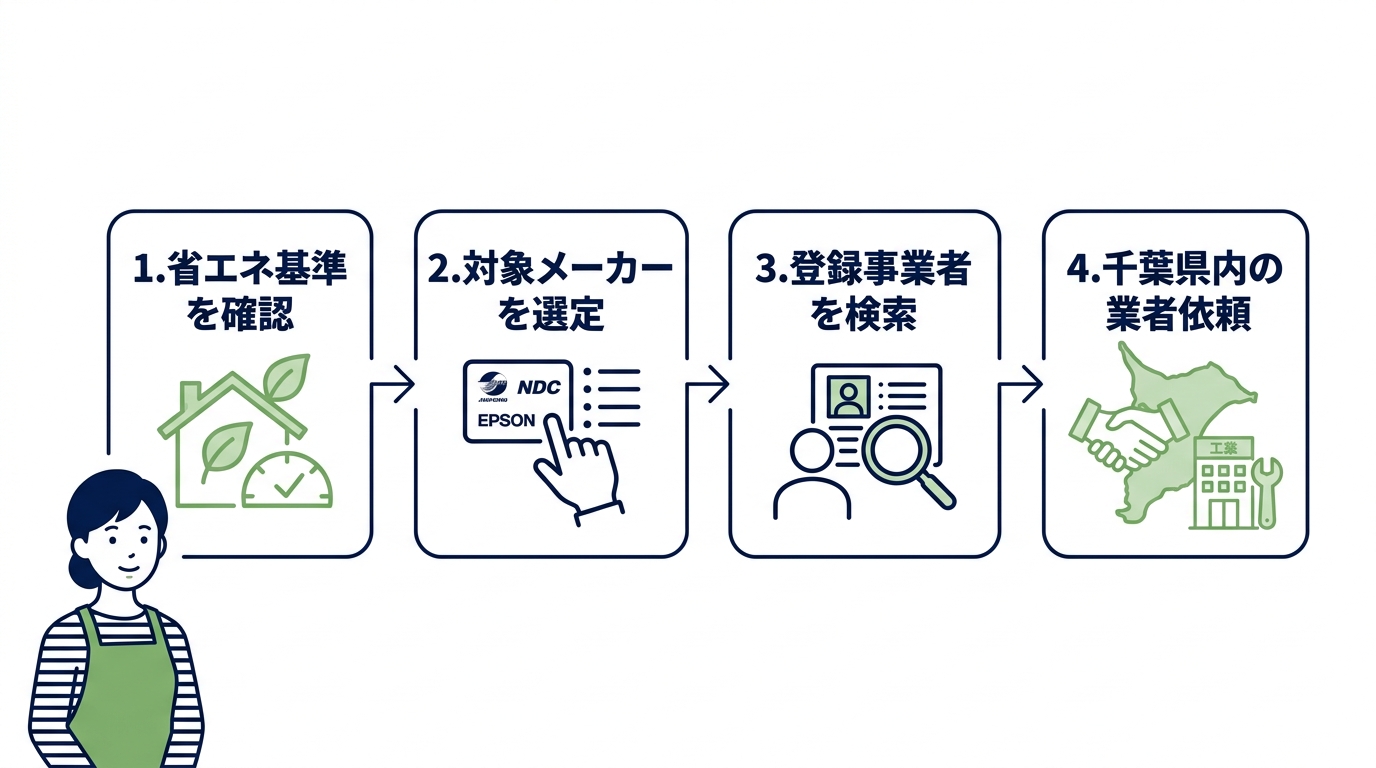 補助金対象の機種と千葉県の業者選び