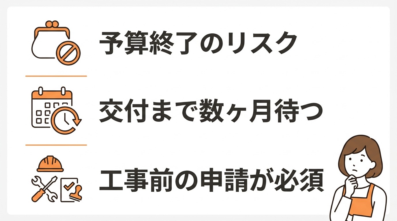 八王子でエコキュート補助金を申請するデメリット