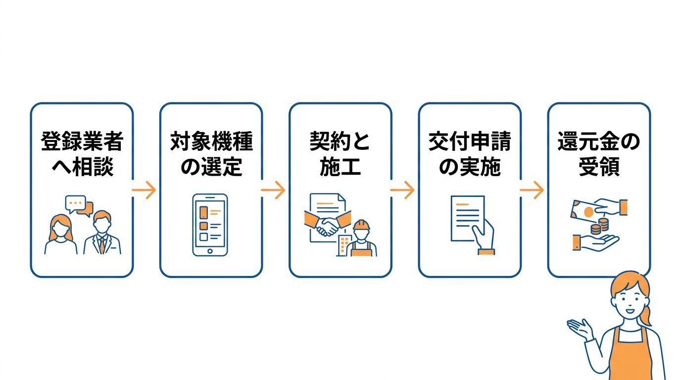 補助金を確実に受給するための5ステップ