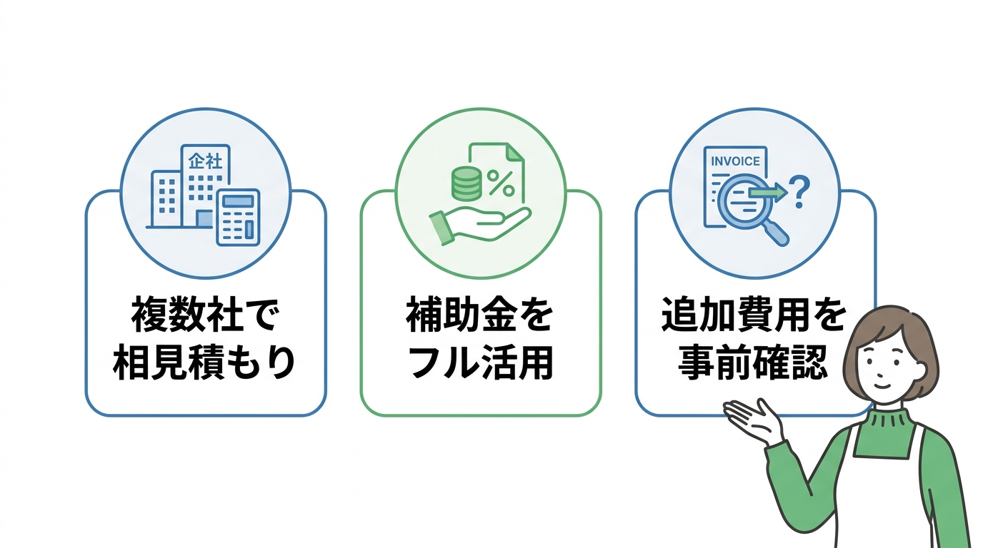費用を抑えてエコキュートを交換する3つのコツ