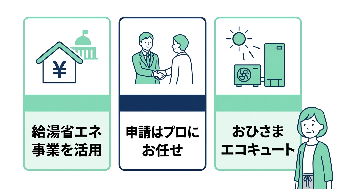 補助金を活用した買い替えのポイント3つ