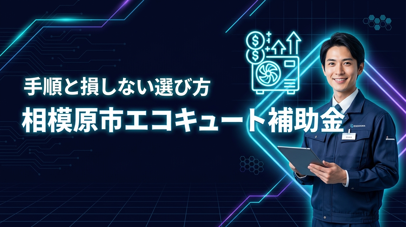 相模原市でエコキュート補助金はどう貰う？申請の手順と損しない選び方
