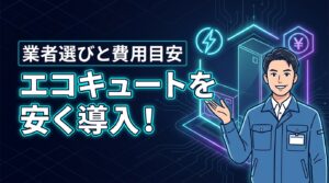 給湯 器交換でエコキュートを安く導入したい！損をしない業者選びと費用目安