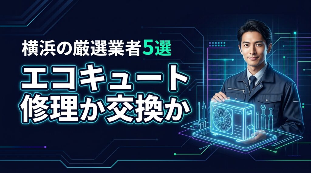 横浜でエコキュートを修理か交換か迷ったら？2026年のベストな解決策と業者5選