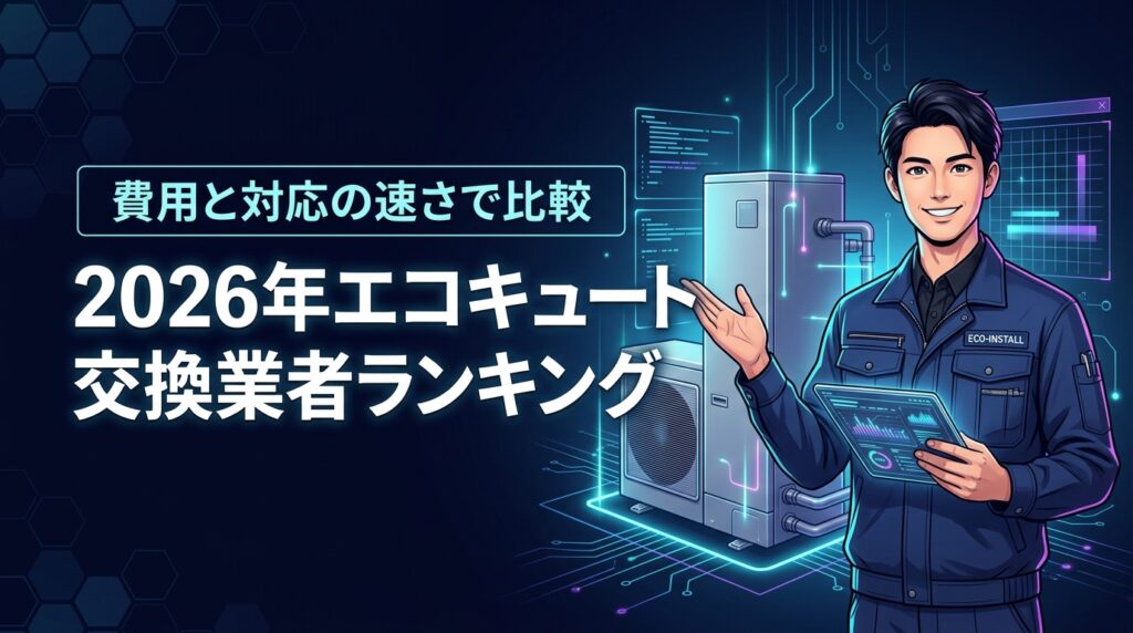 【2026年】エコキュート交換業者ランキング！費用と対応の速さで選ぶ正解