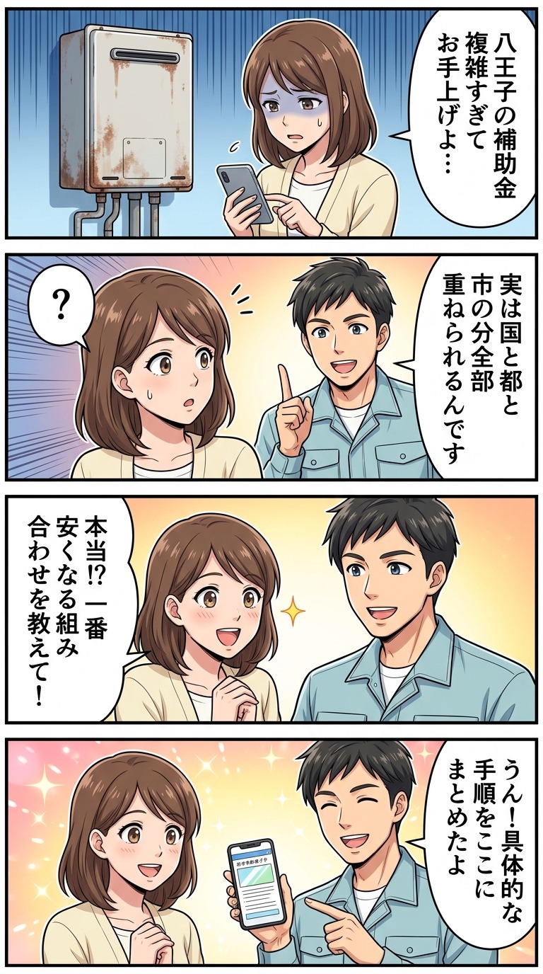 エコキュート 補助金 八王子