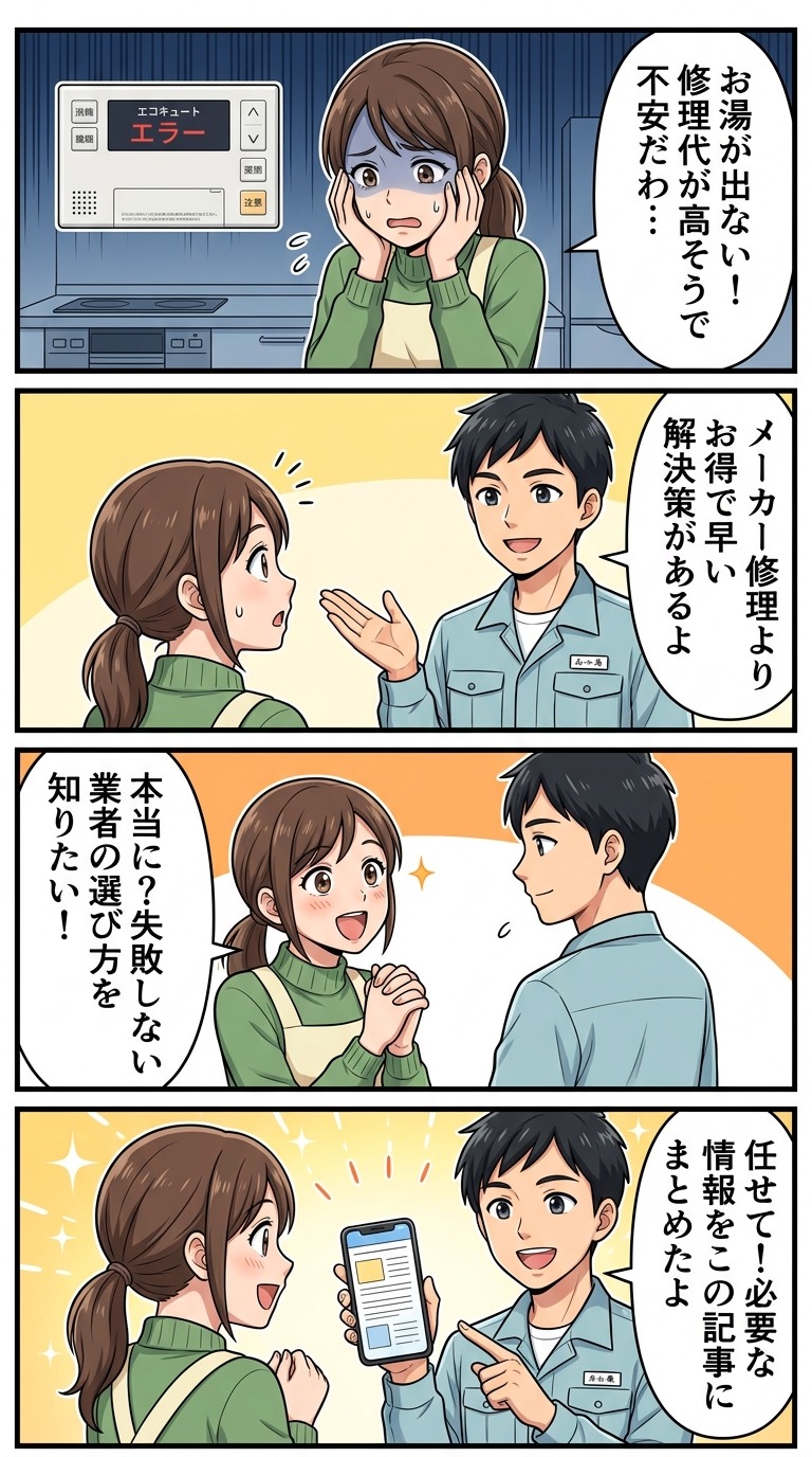 エコキュート 修理 依頼