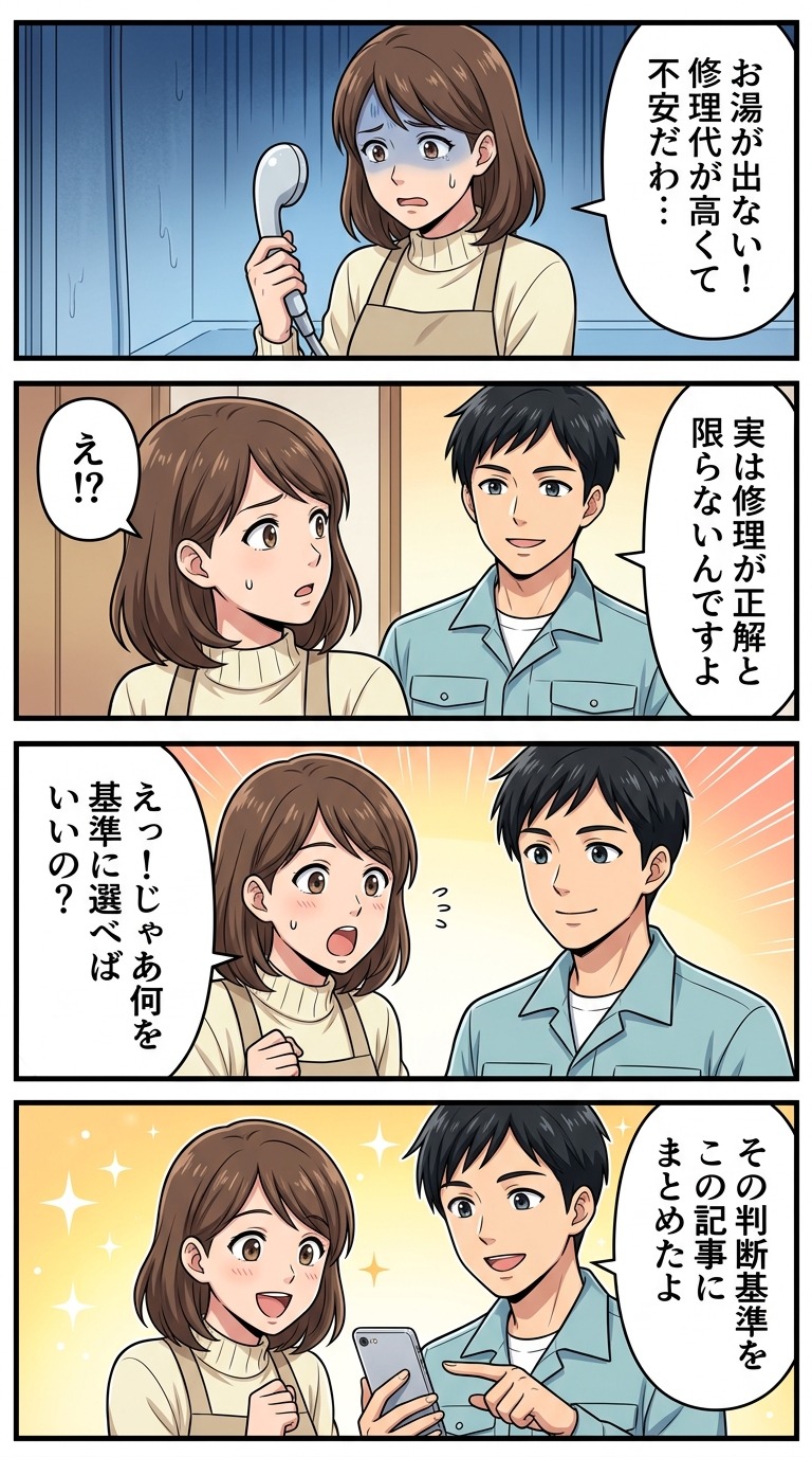 エコキュート 修理 料金