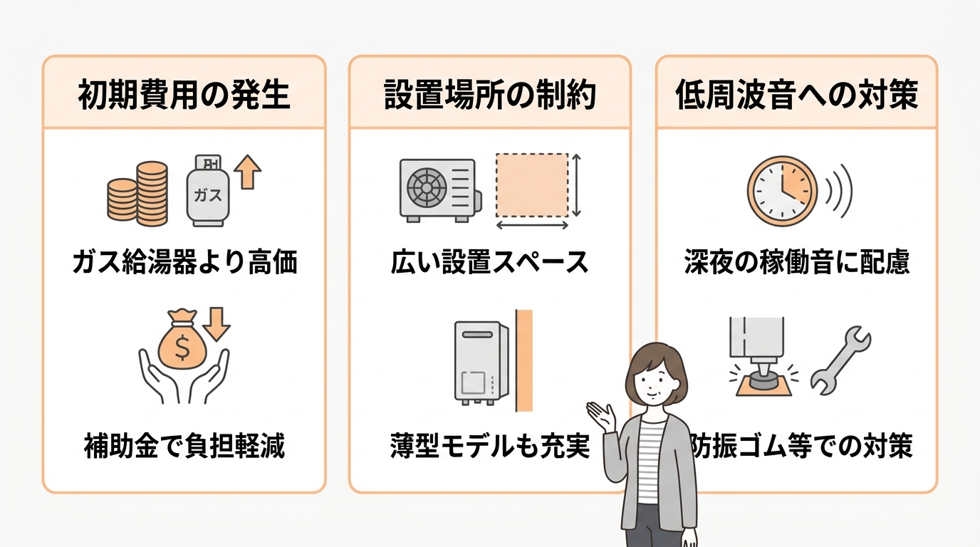 設置前に確認すべき3つのデメリット