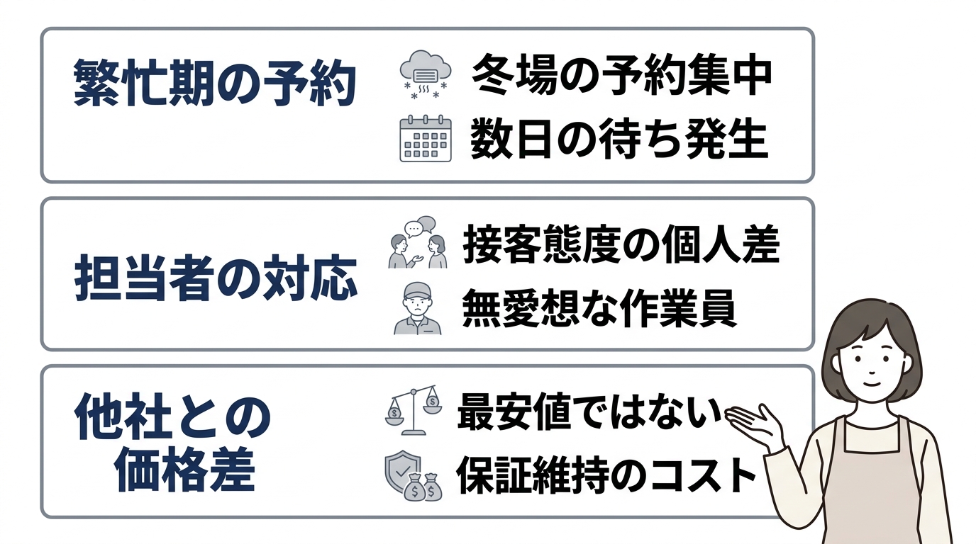 キンライサーの悪い口コミ