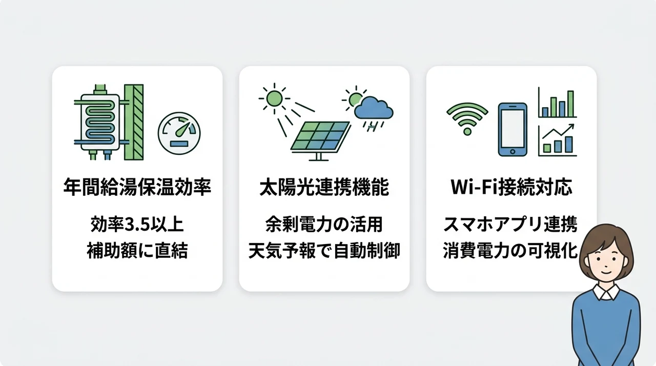 エコキュート補助金の対象となる性能基準
