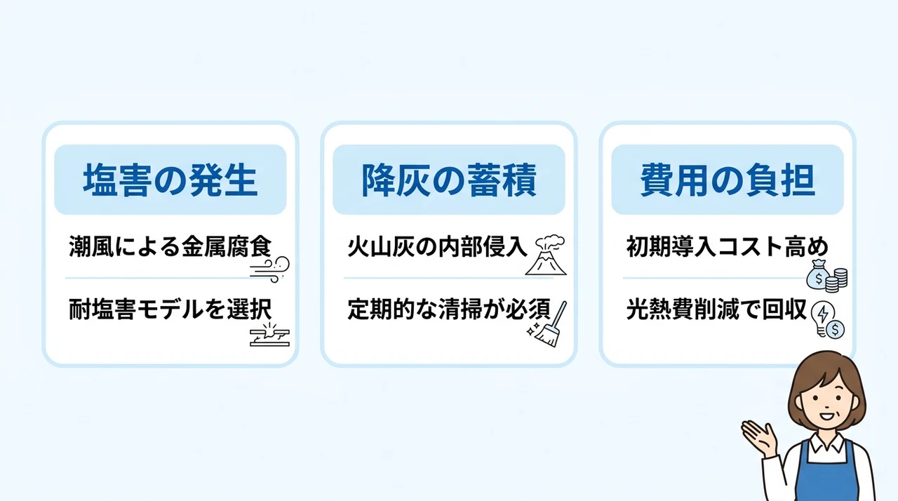 宮崎特有の環境におけるデメリット3つ