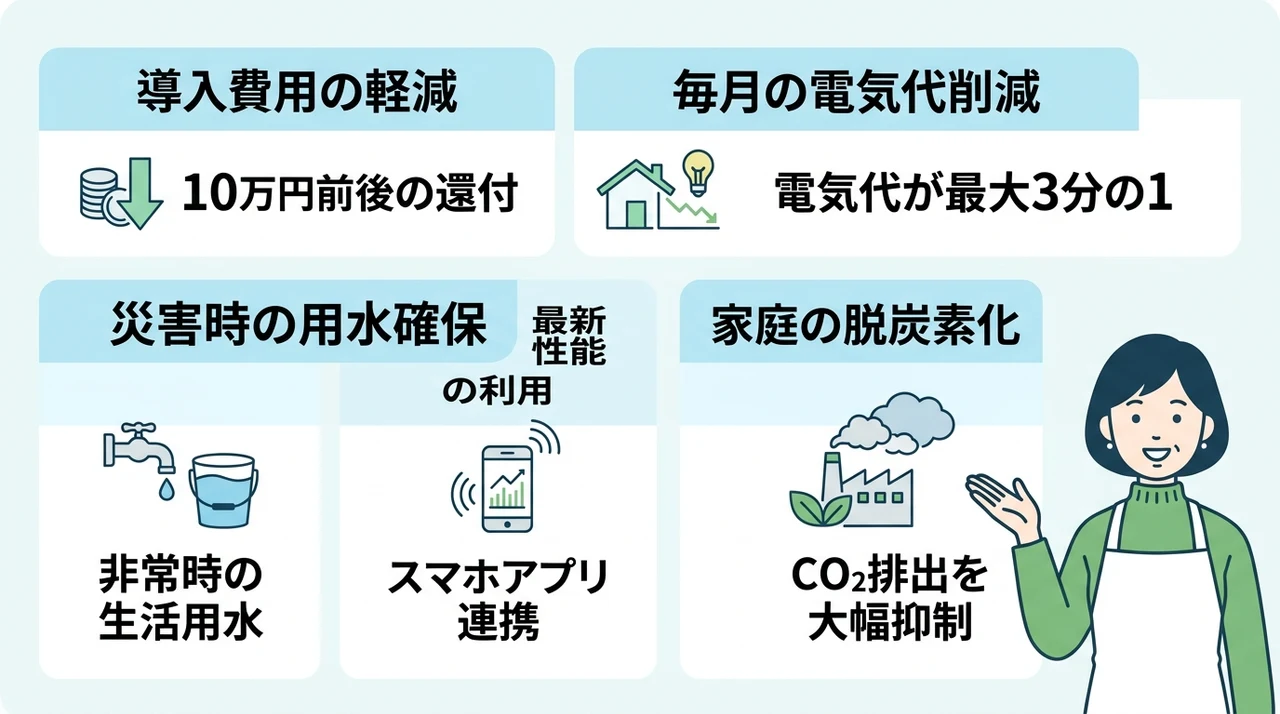 補助金を活用して設置するメリット