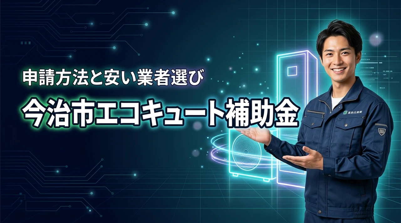 今治市でエコキュートの補助金はもらえる？申請方法や安く交換できる業者を紹介