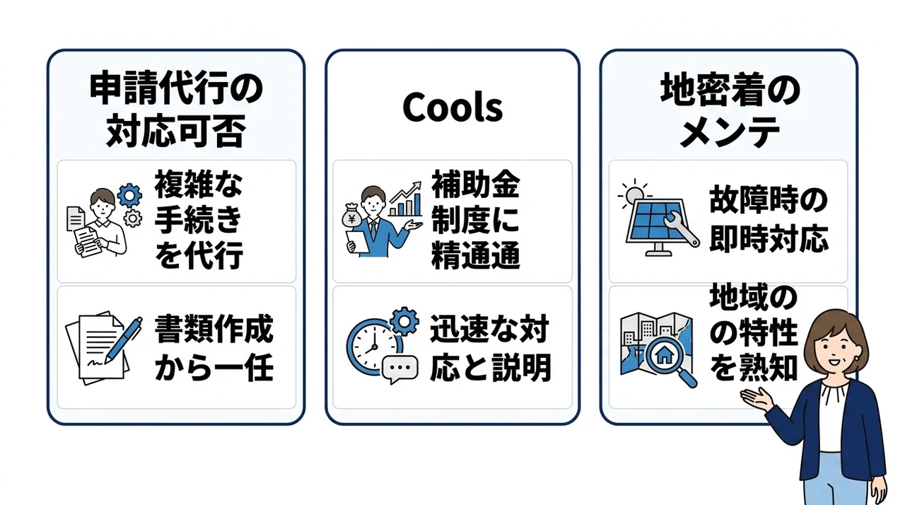 倉敷で補助金申請を任せられる業者選びのポイント