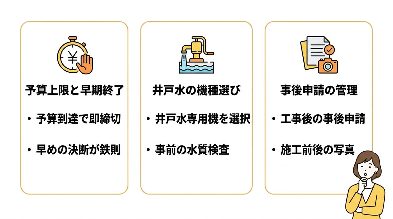 補助金申請前に知っておくべきデメリットと注意点