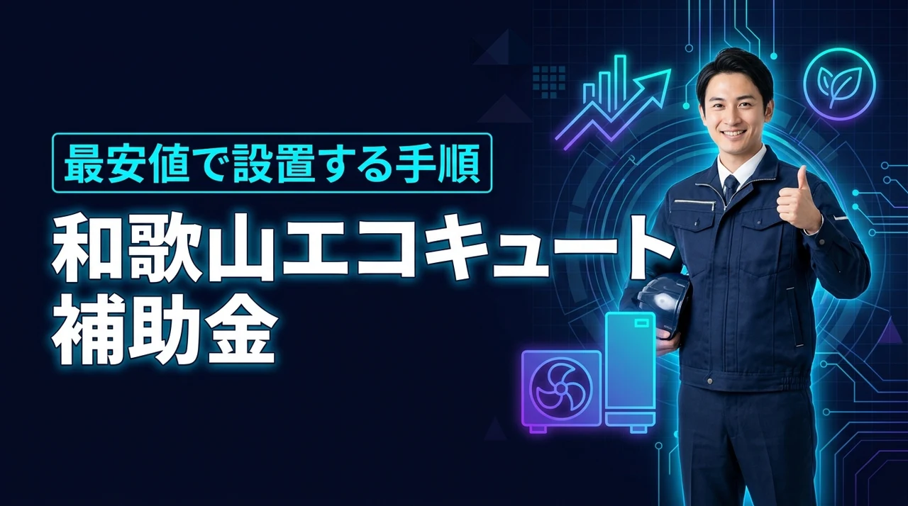 【損したくない方へ】和歌山でエコキュートの補助金を使い最安値で設置する全手順