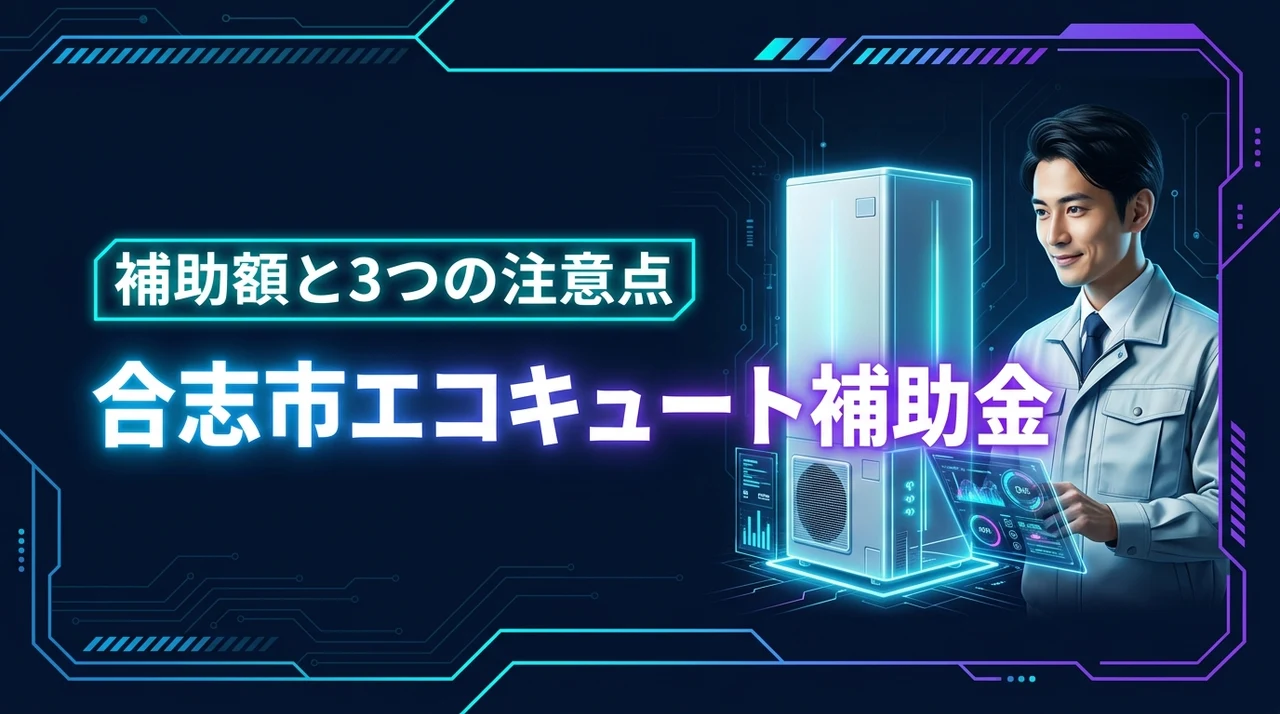 合志市のエコキュート補助金で最大いくら安くなる？3つの注意点とCoolsの魅力