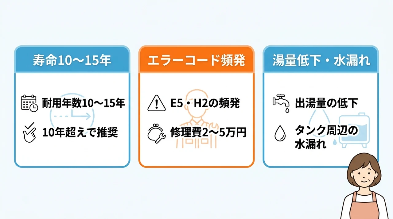 買い替えタイミングを見極めるサイン