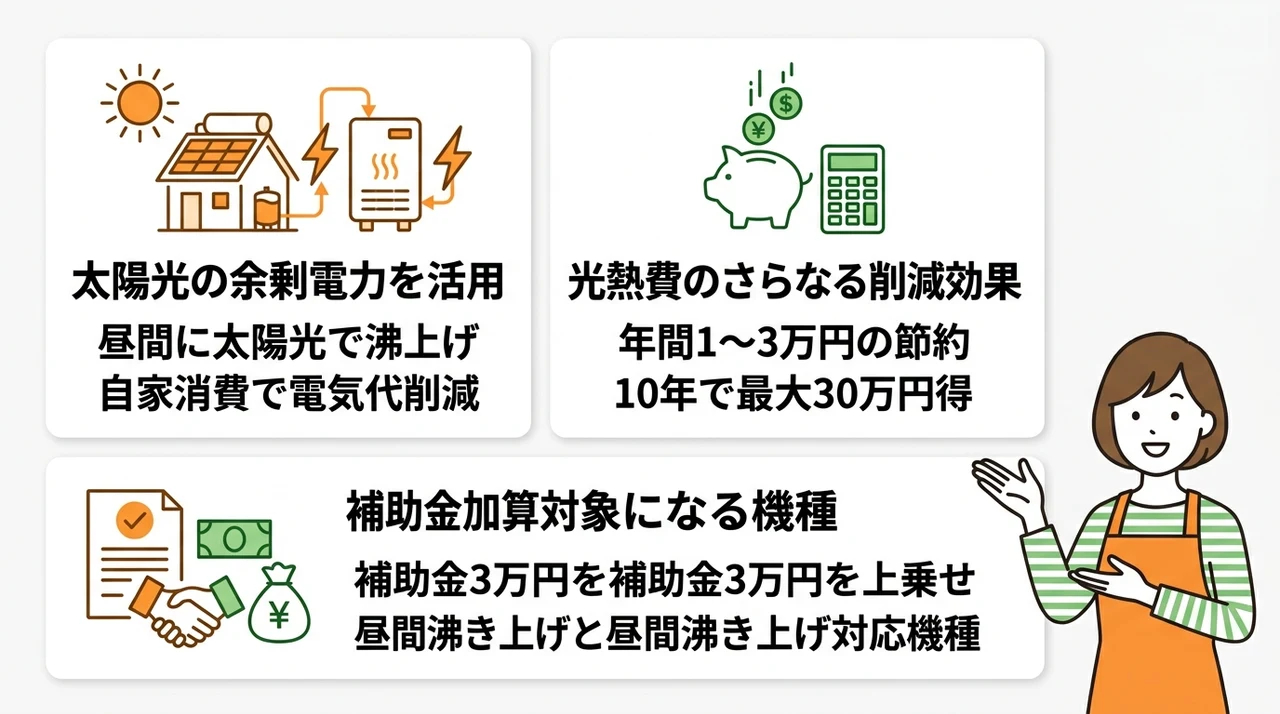 おひさまエコキュートの導入メリット
