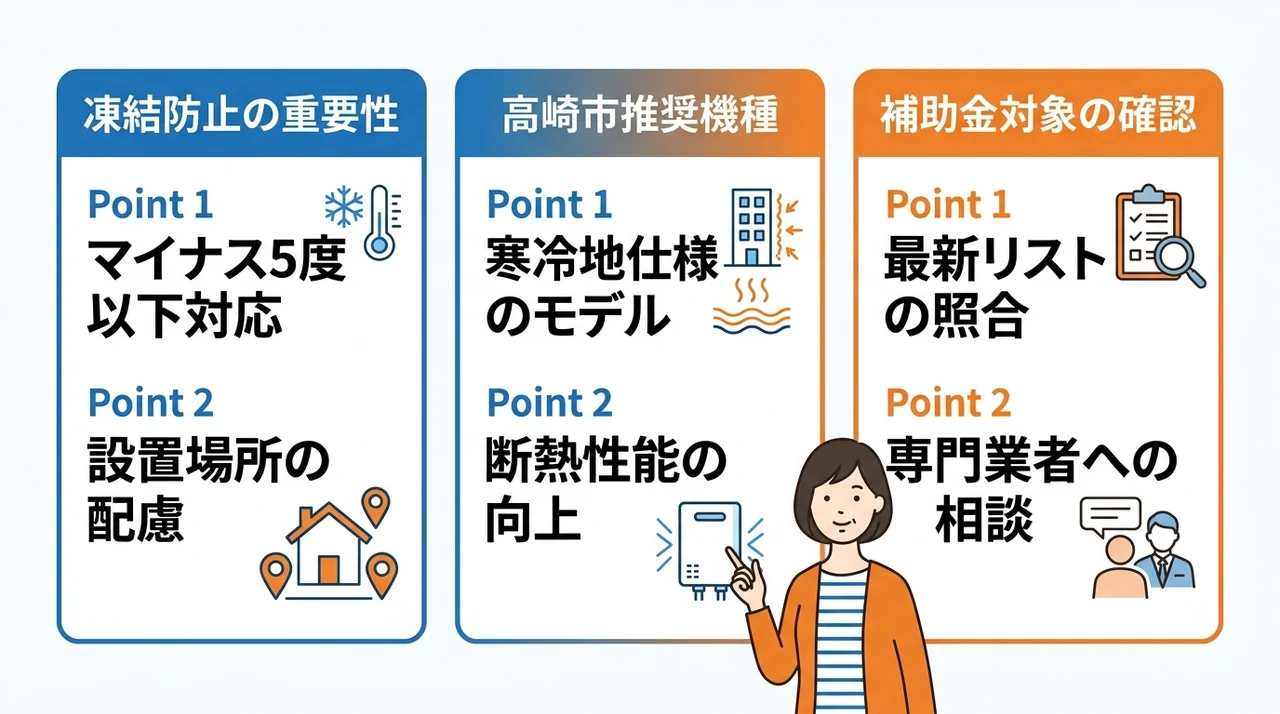 高崎市の寒冷地に対応したエコキュート選び