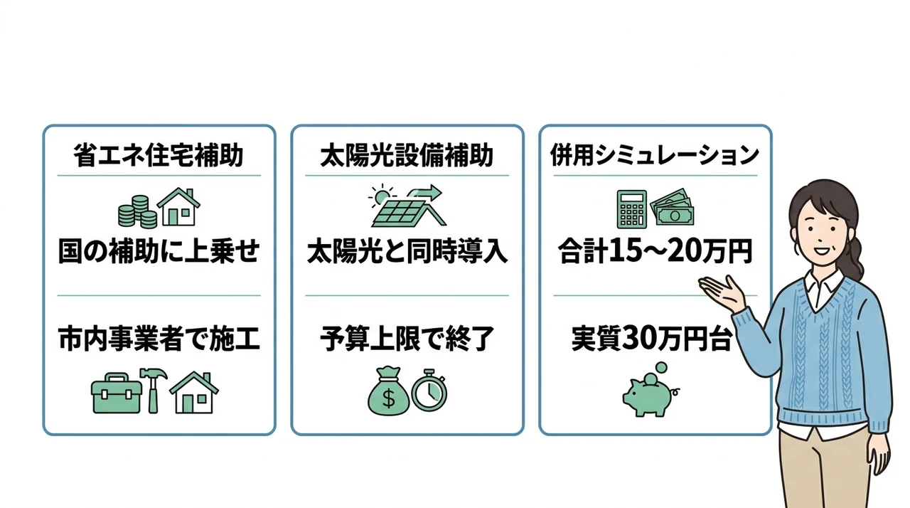 関市独自の補助金と併用条件