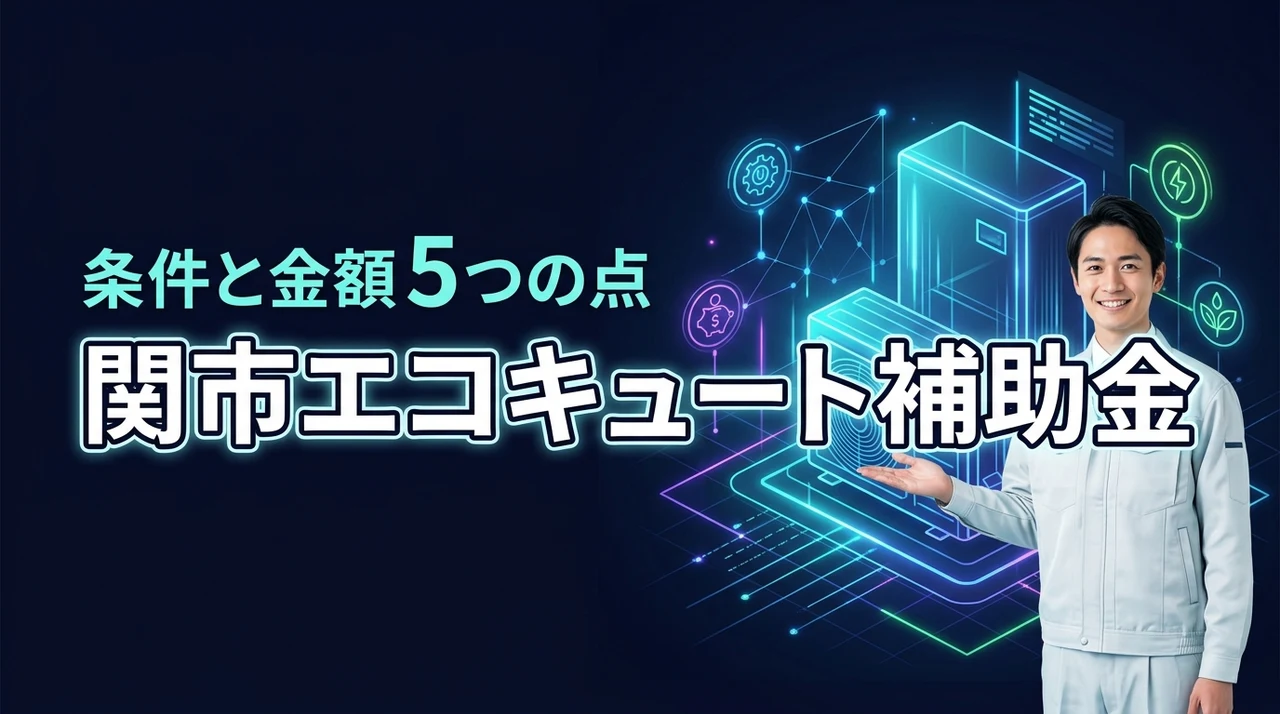 関市のエコキュート補助金、申請条件と金額を5つのポイントで解説！