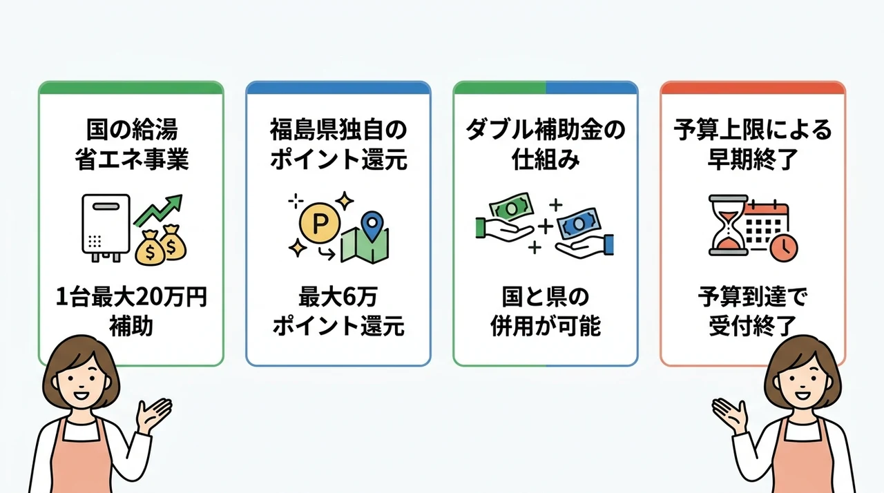 エコキュートの補助金を福島県で使う基本知識