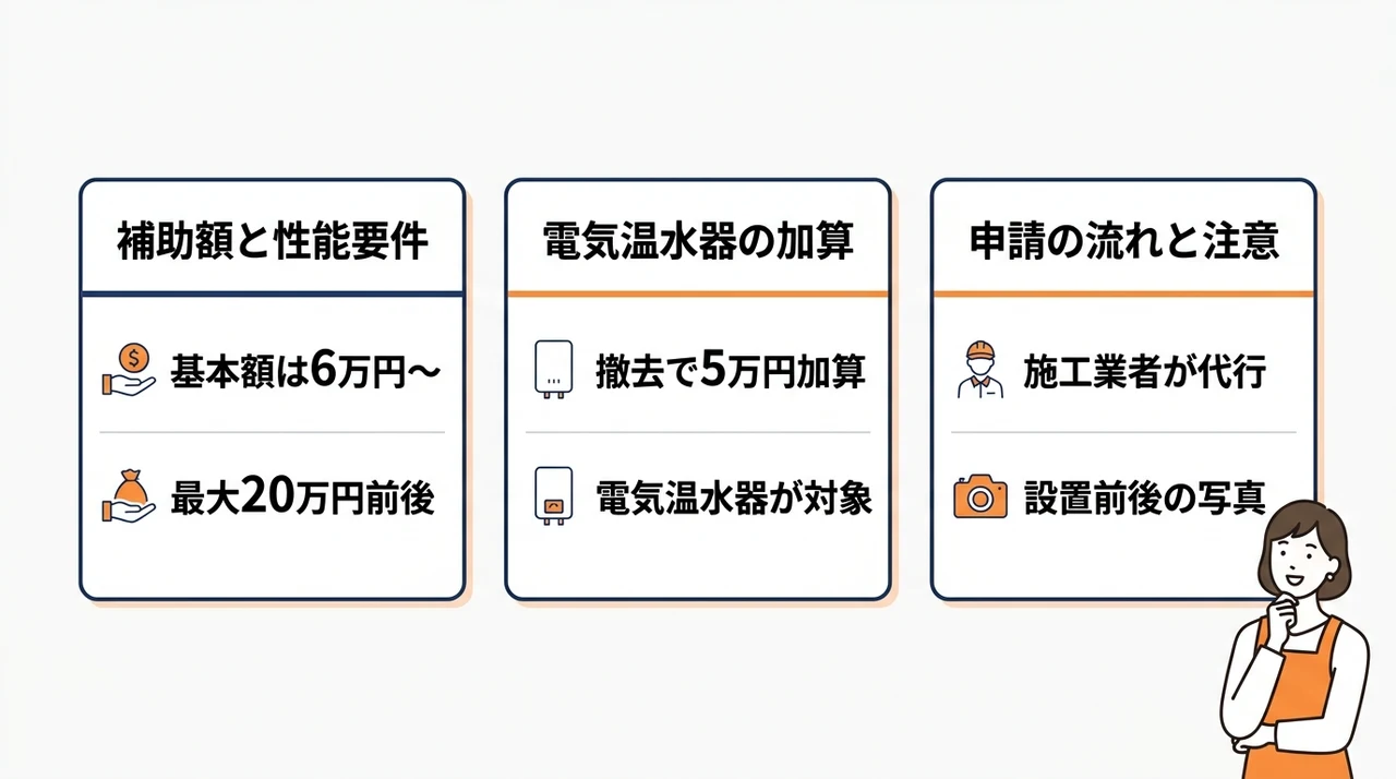 国の給湯省エネ事業でエコキュートを安く