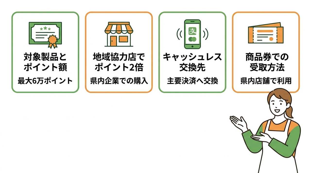 福島県の補助金で最大6万ポイント還元
