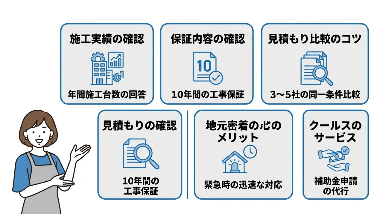 信頼できるエコキュート交換業者の選び方