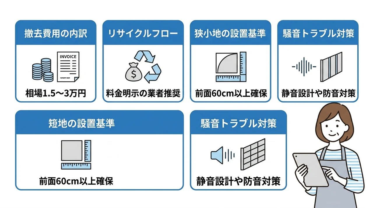 エコキュート撤去費用と設置の注意点