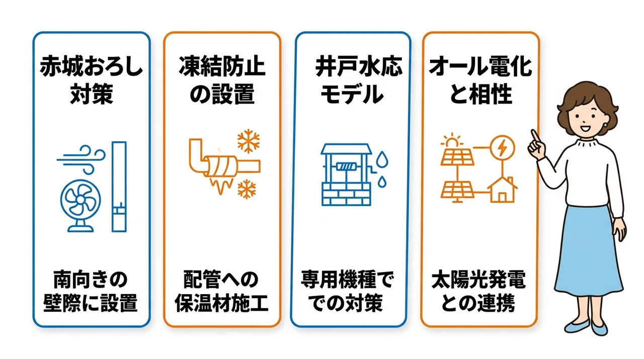 前橋市の気候に適したエコキュート選び