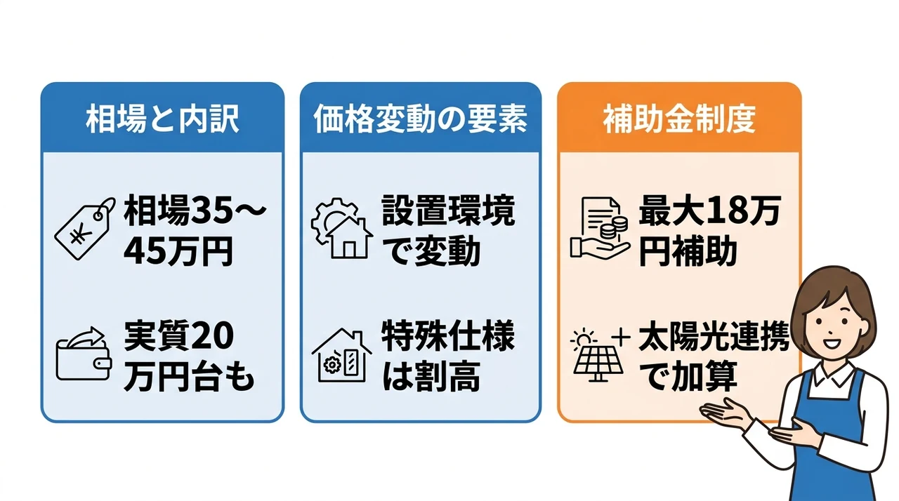 エコキュート交換を安く抑えるための全体像