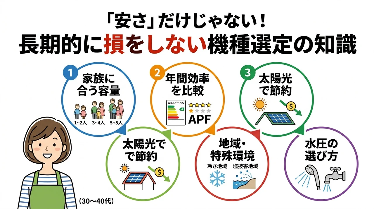「安さ」だけじゃない！長期的に損をしない機種選定の知識