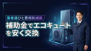 エコキュート交換は安い業者と補助金が決め手！知らないと損する費用削減術