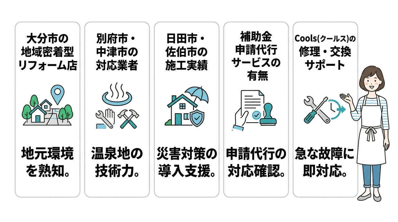 大分県でエコキュート交換を依頼できる地元業者の実績