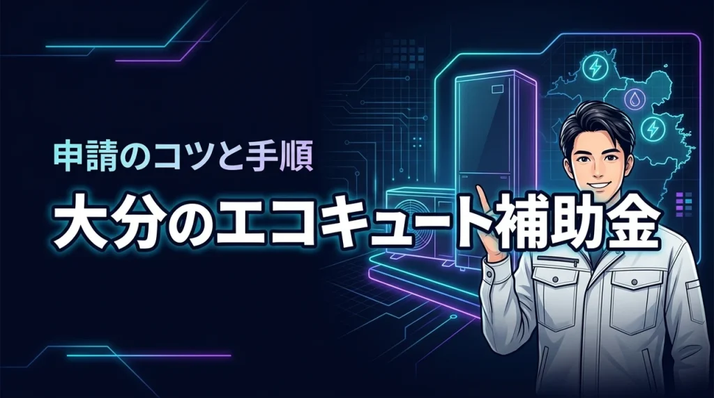 大分のエコキュート補助金は最大いくら？申請条件と失敗しない手順を解説