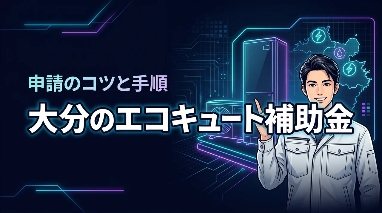 大分のエコキュート補助金は最大いくら？申請条件と失敗しない手順を解説