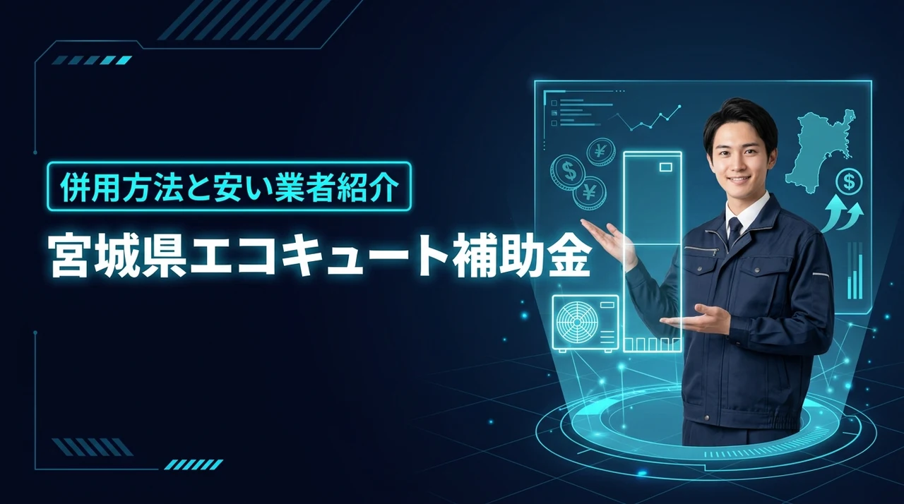 宮城県でエコキュートの補助金はいくら出る？併用方法や安く交換できる業者も紹介