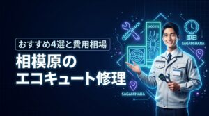 相模原でエコキュートの修理を即日依頼！おすすめ業者4選と費用相場を公開
