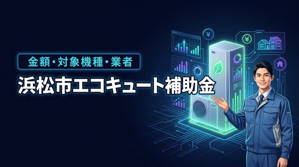 浜松市のエコキュート補助金はいくら貰える？対象機種やおすすめの業者を調査