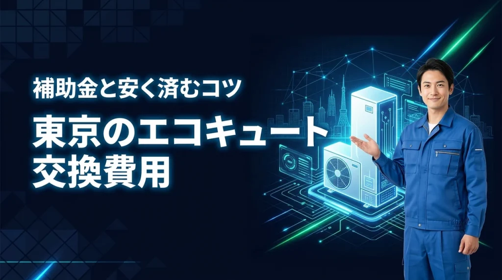 東京でエコキュート交換、いくらかかる？補助金と安く済ませるコツ