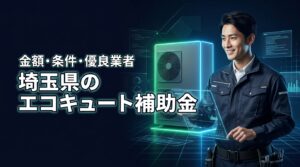 埼玉県のエコキュート補助金はいくら？対象条件や安く交換できる優良業者を調査